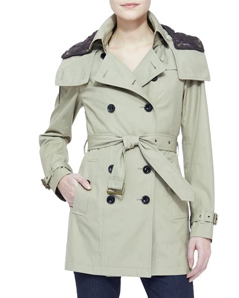 burberry brit trench coat with removable warmer